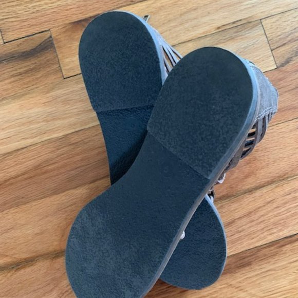 Excellent Condition Tommy Bahama Brown Metallic Genuine Leather Sandals size 9 - Picture 6 of 6